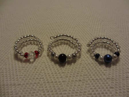 Ringar 30:- st Röd är SÅLD